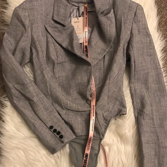 SOLD NWT House of CB Brisa Suit Jacket Bodysuit - Picture 9 of 9